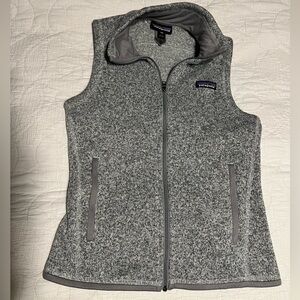 Patagonia Heather Gray Fleece vest jacket  XXS